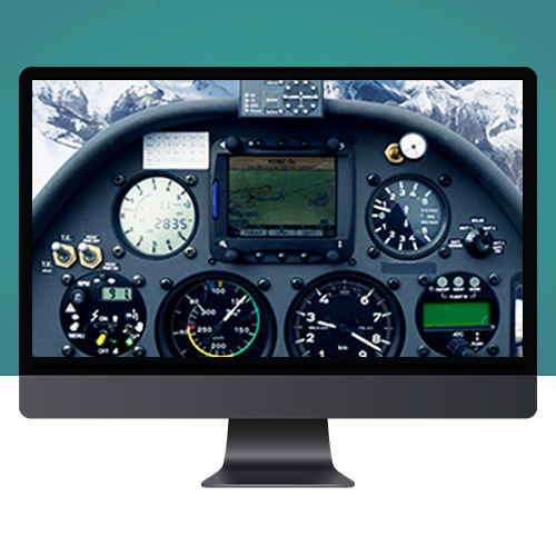 cronos Cockpit für UTILMD / MSCONS / Serviceanbieterupdate Nahansicht von Cockpitinstrumenten eines Flugzeugs